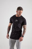 Signature Elastic Arm T-Shirt in Black