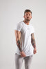 Load image into Gallery viewer, Crop Sleeve Swole T-Shirt in White