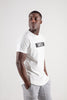 Icon Short Sleeve Top in White/Black