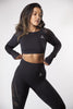 Courtney Seamless Long Sleeve in Black
