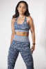 Load image into Gallery viewer, Camo Seamless High Waisted Leggings in Steel
