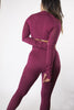 Load image into Gallery viewer, Courtney Seamless Long Sleeve in Cherry