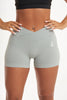Load image into Gallery viewer, Day-to-day Scrunch Bum Shorts in Silver