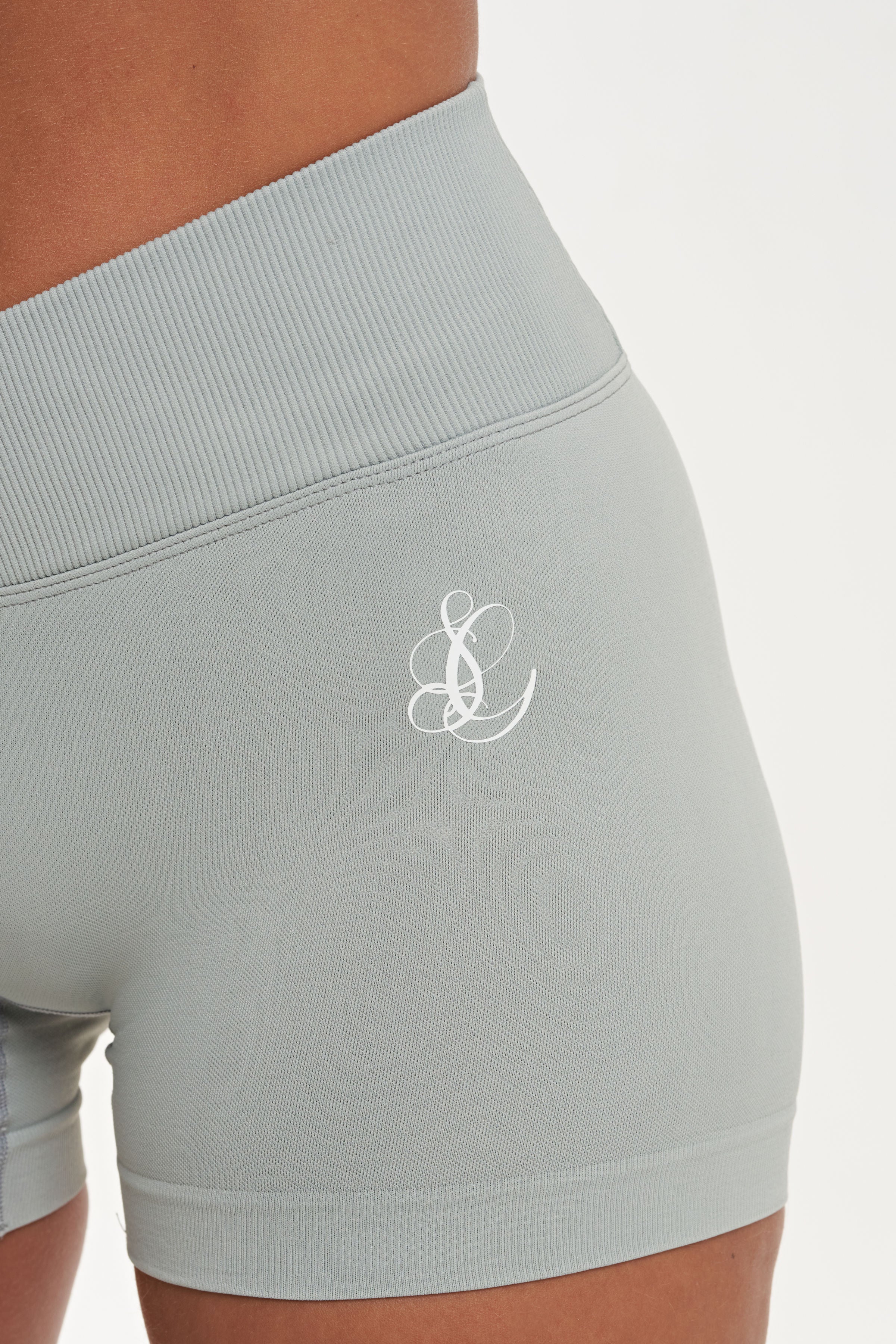 Day-to-day Scrunch Bum Shorts in Silver