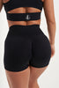 Load image into Gallery viewer, Day-to-day Scrunch Bum Shorts in Black