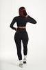 Load image into Gallery viewer, Upgraded Courtney Seamless Leggings in Jet Black
