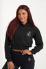 Load image into Gallery viewer, Coming Soon: Savage Cropped Hoody in Black