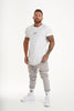 Signature Elastic Arm T-Shirt in White
