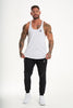 Load image into Gallery viewer, Small Logo Stringer Vest in Light Grey